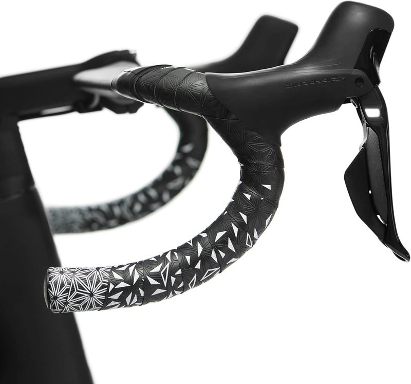 Supacaz Super Sticky Kush Star Fade Handlebar Tape, White - Image 2